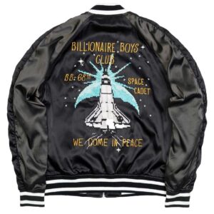 Billionaire Boys Club Black Flare Satin Jacket