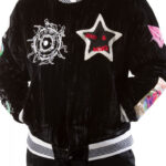 Billionaire Boys Club Black Stardust Velvet Jacket