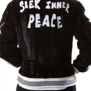 Billionaire Boys Club Black Stardust Velvet Jacket