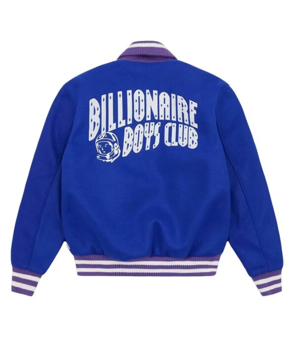 Billionaire Boys Club Blue Astro Varsity Jacket - Image 2