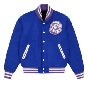 Billionaire Boys Club Blue Astro Varsity Jacket