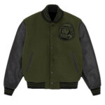Billionaire Boys Club Green Black Varsity Jacket