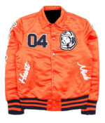 Billionaire Boys Club Orange Astro Satin Jacket