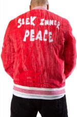 Billionaire Boys Club Red Stardust Velvet Jacket
