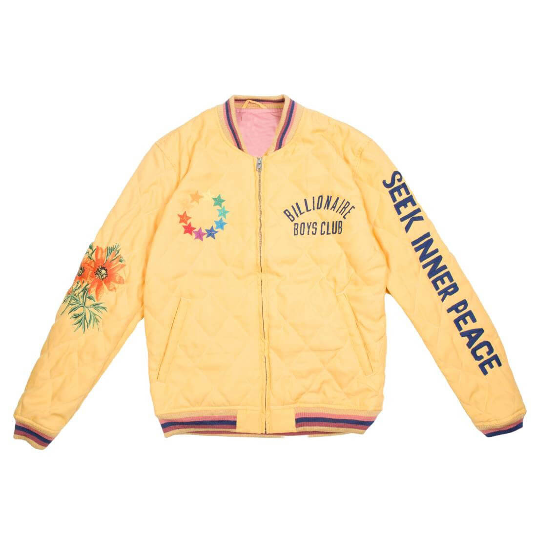 Billionaire Boys Club Yellow Inner Peace Jacket (2) Billionaire Boys Club Yellow Inner Peace Jacket