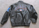 Black NFL Chicago Bears Football Leather Jacket
