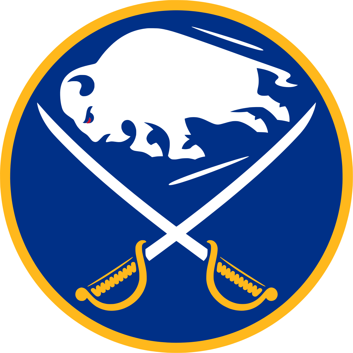 Fanatics Buffalo Sabres NHL Vintage Buffaslug Logo Puffer Hoodie Jacket