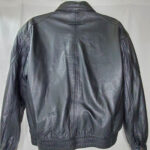 Corvette Black Racing Bomber Leather Jacket