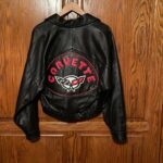 Corvette C5 Vintage Black Leather Jacket