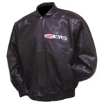 Corvette C6 Z06 Black Bomber Leather Jacket