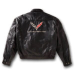 Corvette C7 Black Racing Leather Jacket