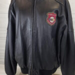 Corvette Mid America Black Racing Leather Jacket