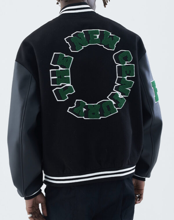 Harsh And Cruel Black Green New Century Varsity Jacket
