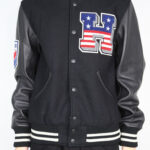 Hysteric Glamour Black Vixen Girl Varsity Jacket