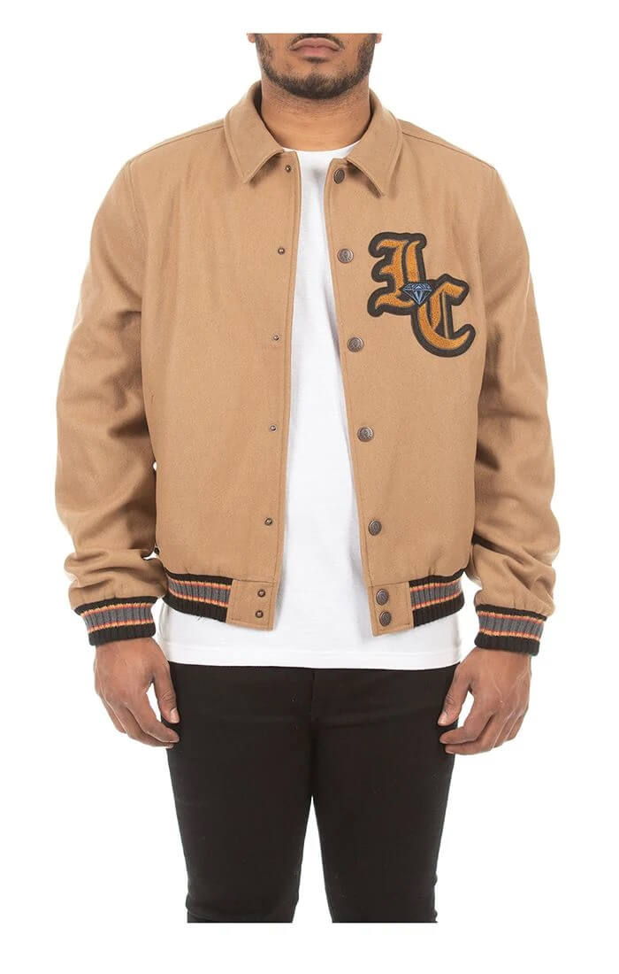 Ice Cream Beige Diamond BBC Wool Jacket (1) Ice Cream Beige Diamond BBC Wool Jacket