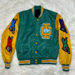 Ice Cream Green Rashomon Fox Coach BBC Satin Jacket