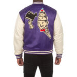 Ice Cream Hoodini Purple White BBC Satin Jacket
