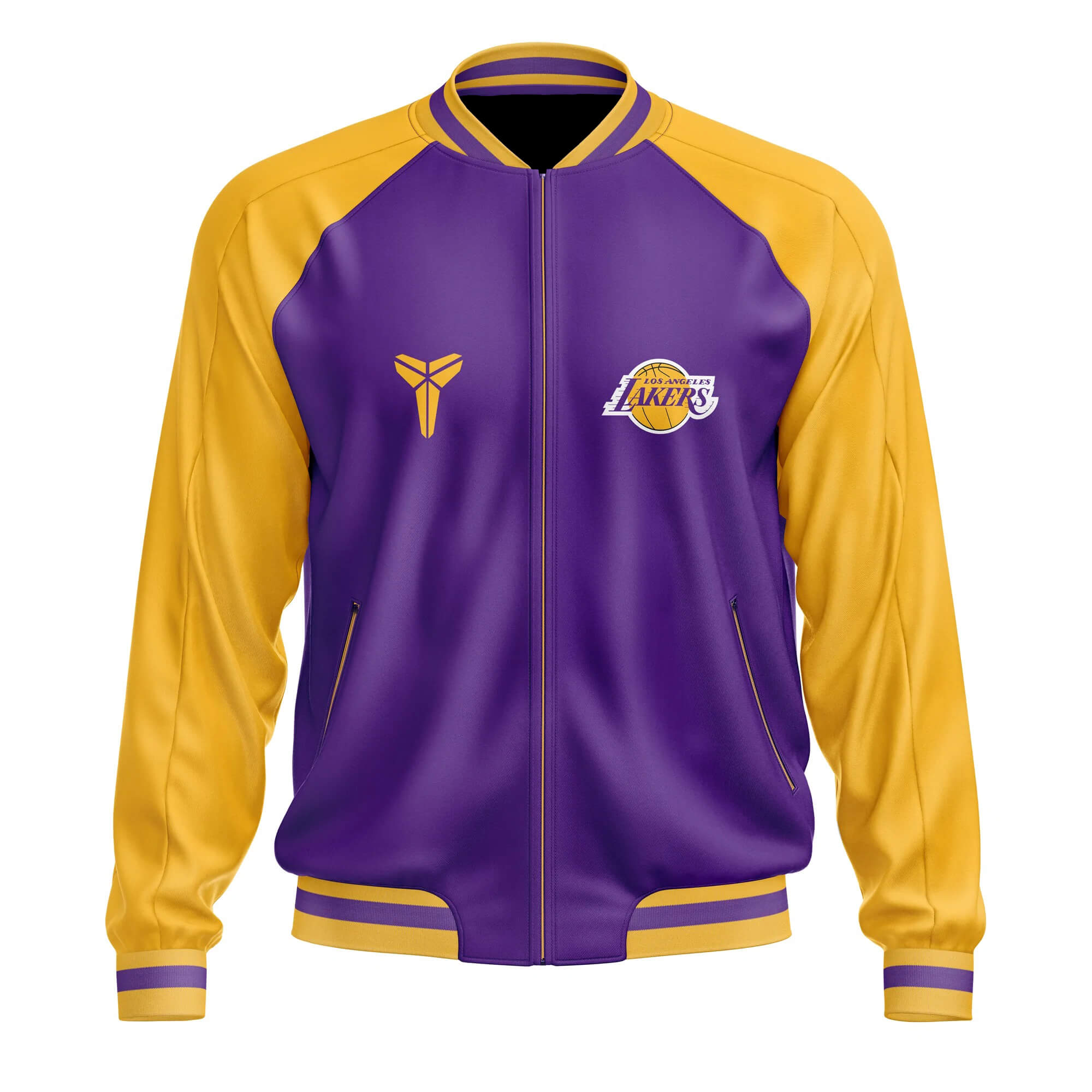 Maker of Jacket Bomber Jackets Kobe Bryant Los Angeles Lakers Leather