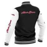 MLB Atlanta Braves Black Baseball Varsity Jacket