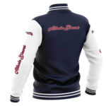 MLB Atlanta Braves Navy Baseball Varsity Jacket