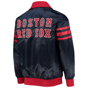 Boston Red Sox The Captain II MLB Navy Satin Jacket