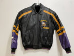 Minnesota Vikings Multicolor Football Leather Jacket