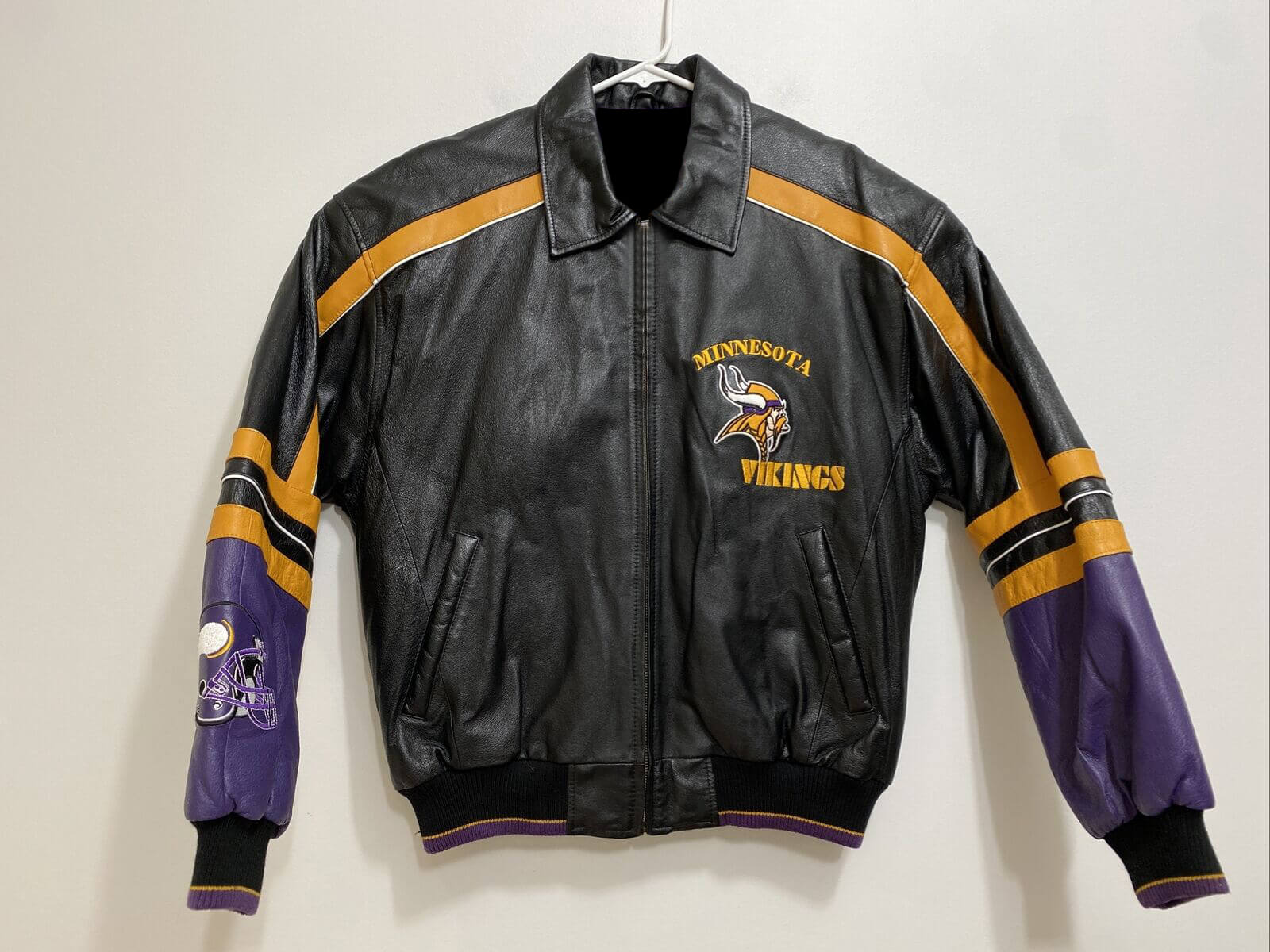 Minnesota Vikings Multicolor Football Leather Jacket (1) Minnesota Vikings Multicolor Football Leather Jacket