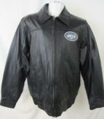 NFL Black New York Jets Leather Jacket