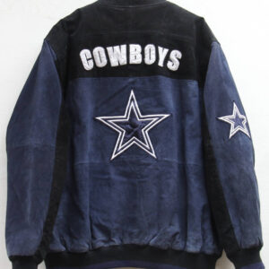 NFL Dallas Cowboys Suede Leather Jacket