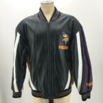 NFL Minnesota Vikings Black Football Leather Jacket