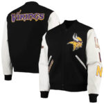 NFL Minnesota Vikings Pro Standard Logo Varsity Jacket