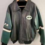 NFL New York Jets Football Leather Jacket
