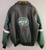 NFL New York Jets Football Leather Jacket