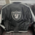 NFL Oakland Raiders Football Leather Jacket