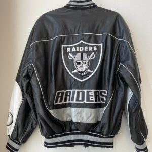 NFL Oakland Raiders G III Carl Banks Leather Jacket