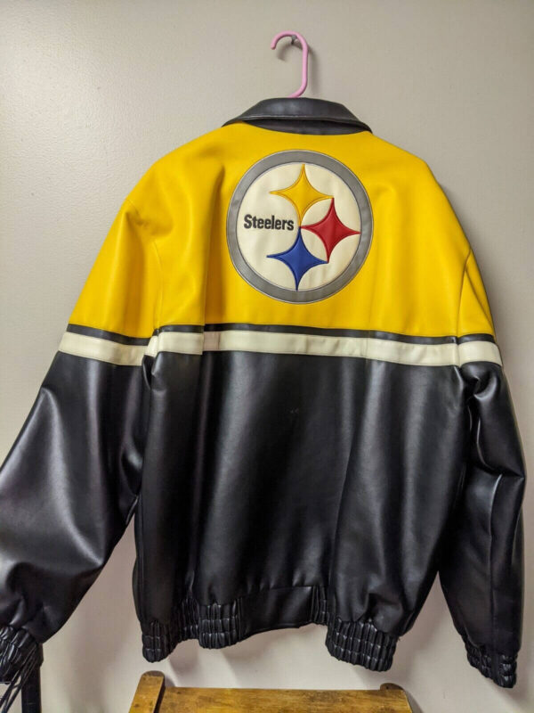 NFL Pittsburgh Steelers Football Leather Jacket