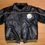 NFL Pittsburgh Steelers Leather Bomber Jacket