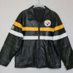 NFL Pittsburgh Steelers Tricolor Leather Jacket