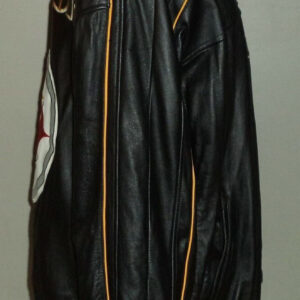 NFL Pittsburgh Steelers Zip Up Leather Jacket
