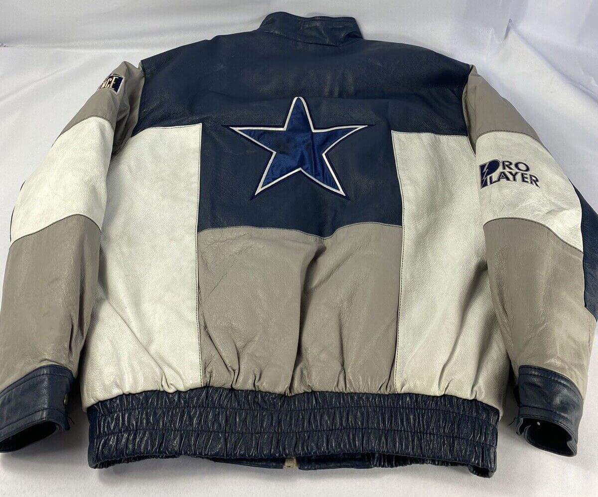 NFL Pro Player Dallas Cowboys Leather Jacket - Maker of Jacket