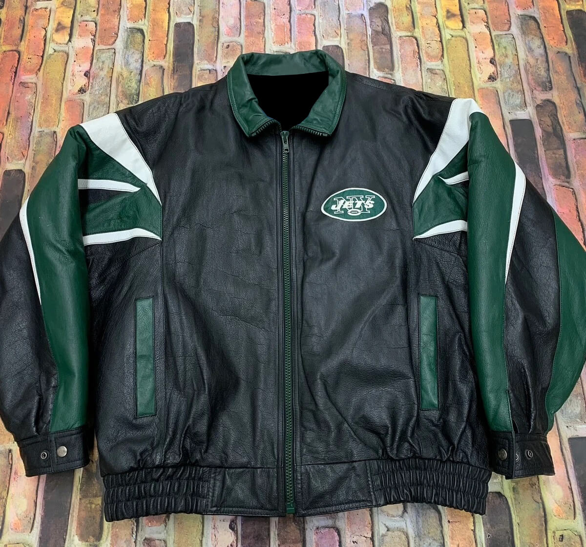 NFL Pro Player New York Jets Leather Jacket (1) NFL Pro Player New York Jets Leather Jacket