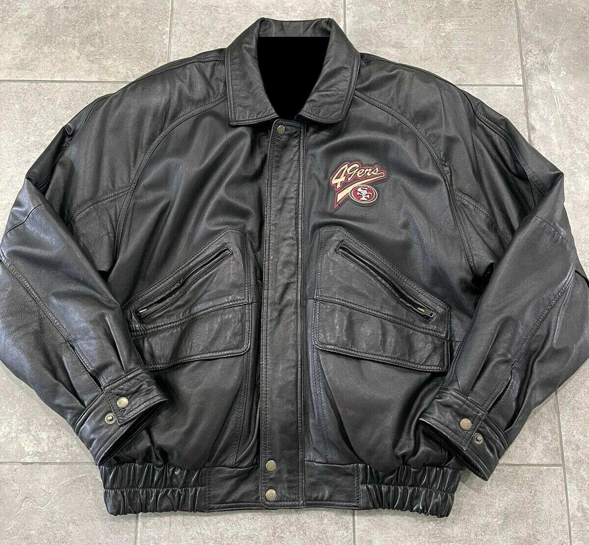 NFL Pro Player San Francisco 49ers Leather Jacket (1) NFL Pro Player San Francisco 49ers Leather Jacket