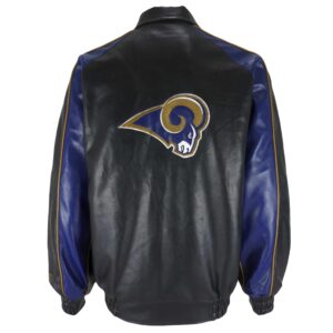NFL St. Louis Rams Big Logo Leather Jacket