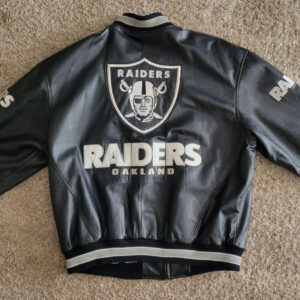 NFL Team Oakland Raiders Leather Jacket
