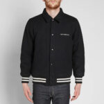 Neighborhood Craft with Pride Black Snap Varsity Jacket
