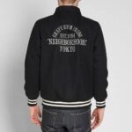 Neighborhood Craft with Pride Black Snap Varsity Jacket