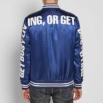 Neighborhood Tokyo Blue Baseball Wind Breaker Jacket