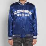 Neighborhood Tokyo Blue Baseball Wind Breaker Jacket