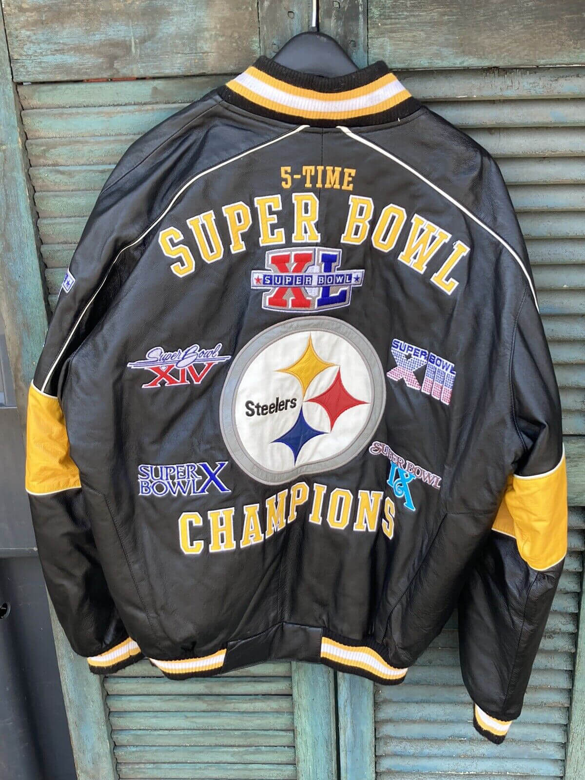 Pittsburgh Steelers 5 Time Super Bowl Champion Jacket - Maker of Jacket