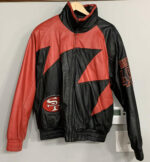 San Francisco 49ers Black And Red Leather Jacket